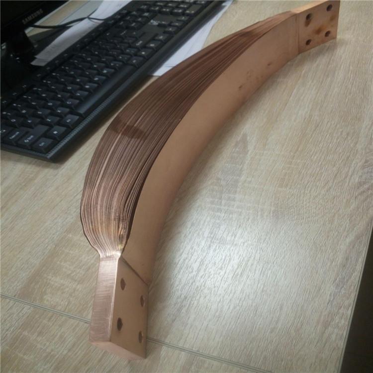 铜箔软连接型号 钎焊铜箔导电带