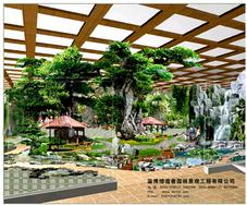假山瀑布----淄博缔造者园林景观工程有限公司