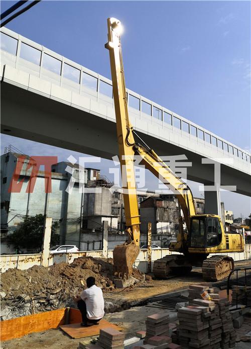 福建伸缩臂挖掘机-高层建筑的拆解工程效益高-伸缩臂厂家