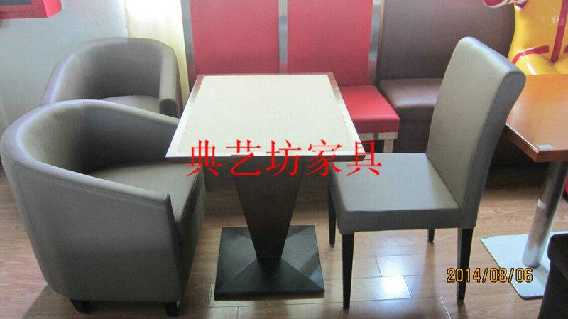 深圳工厂专业定制港式茶餐厅桌椅 板式软包卡座 弧形卡座 欢迎询价