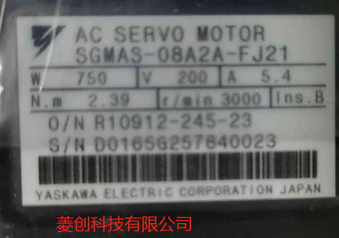 sgmas - 08a2a-fj21安川伺服电机