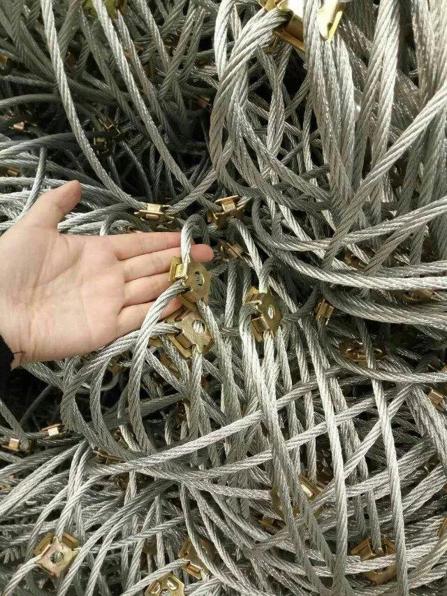 钢丝绳防护网 SNS护坡网