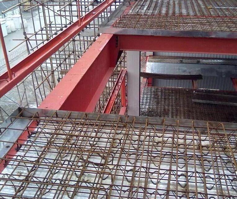 连廊阳台隔层现浇楼承板 带钢筋楼承板HB4-150 HB6-150宽度576型