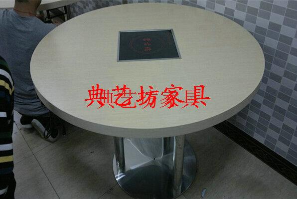 工厂定制火锅店餐桌椅 大理石餐桌 石英石餐桌
