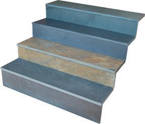 江西绿、黑、锈板岩楼梯板JX GREEN,BLACK & RUST STAIRS CASE