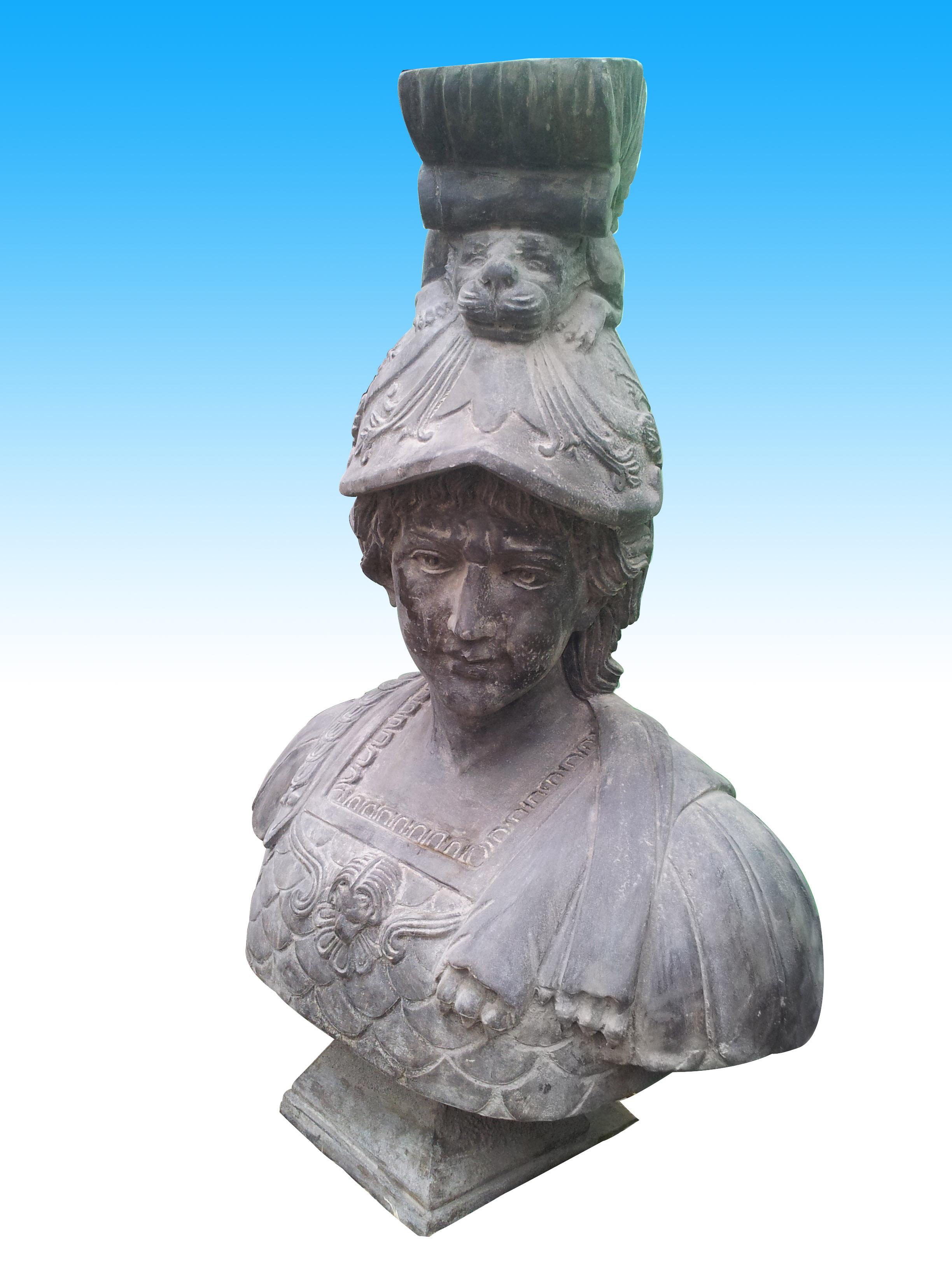 MGP224访旧西式古代士兵头像雕刻