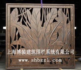 定制铸铝别墅大门、铸铝门、铸铝庭院门—上海博装