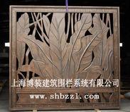 定制铸铝别墅大门、铸铝门、铸铝庭院门—上海博装