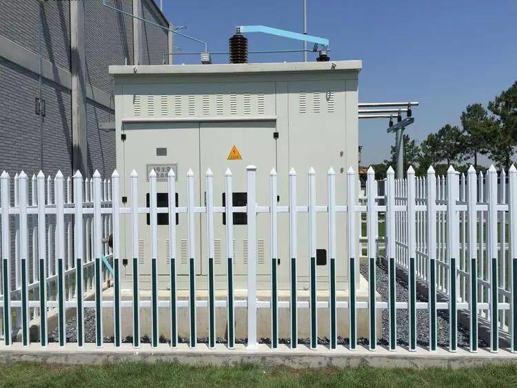 PVC塑钢护栏 昆山围墙厂房栏杆 昆山庭院栅栏 昆山变压器围栏