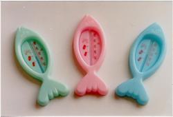 玻璃温度计系列，婴儿沐浴用鱼形温度计(PP塑料)，型号：XH-009