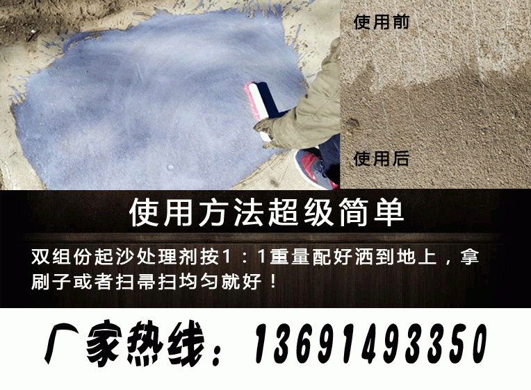 北京混凝土起沙处理剂　固化剂厂家