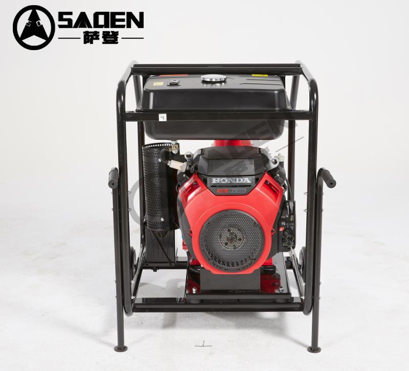 萨登6寸移动式污水泵汽油抽水机自吸水泵