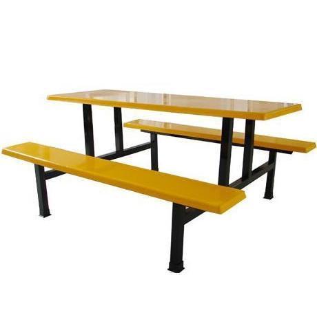 工厂食堂餐桌椅-学校食堂餐桌椅-十人位餐桌椅价格