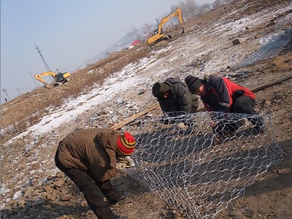 生态防护工程铅丝石笼网