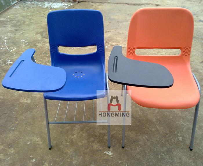 培训椅-塑钢培训椅-带写字板椅-速写椅-新闻椅-佛山鸿名培训椅生产厂家批发