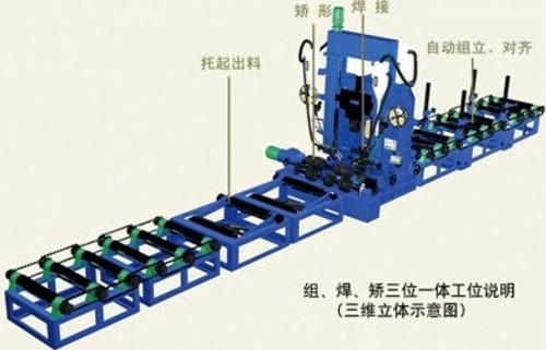 H型钢组焊矫全自动焊接生产线