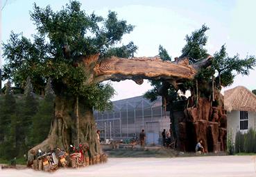 扬州假树大门图片
