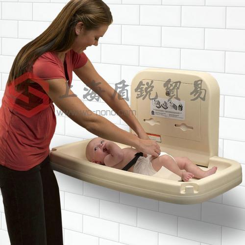 婴儿尿布台妇儿医院专用壁挂折叠带安全带