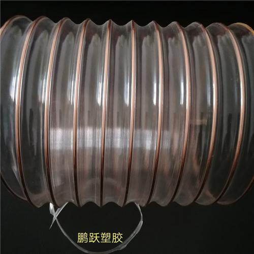 大口径pu通风吸尘软管（价格）食品级pu钢丝螺旋管用途