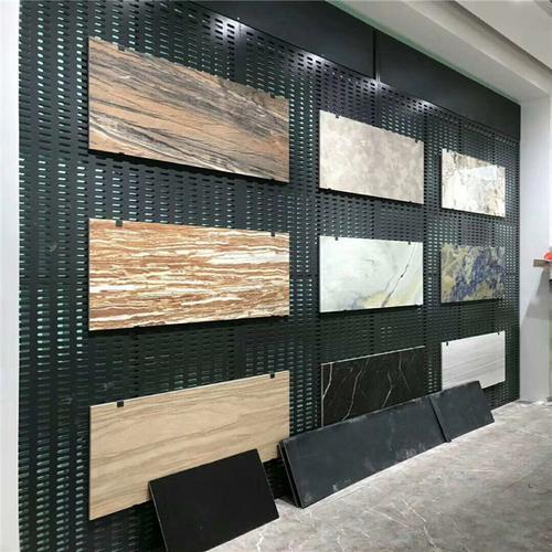 陶瓷货架展板 方孔板展示柜配件 杭州地板砖展架