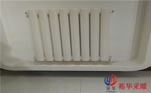 钢制立式双柱家用集中供暖暖气片 椭圆管钢二柱散热器