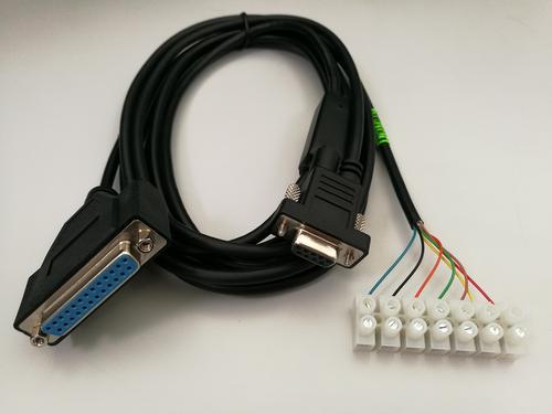 得利捷Matrix210N/300N/410N读码器串口线带触发线含12V电源