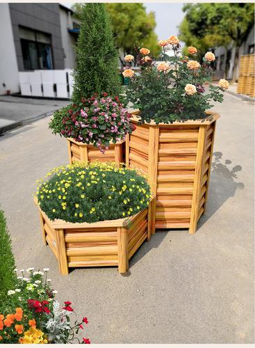 西安铝合金座椅花箱定做生产，西安户外种植花池质量好，西安围树组合花箱厂家