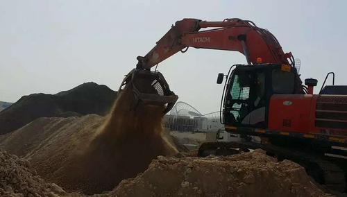 小松200挖机旋转筛沙，挖掘机滚筒筛沙器，挖机洗沙斗