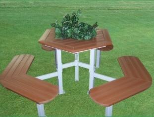 陕西西安室外pvc木塑桌椅遮阳伞，高品质铸铝材质经久耐用