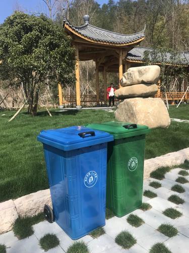 安康环卫垃圾桶生产加工厂家，石泉县小区塑料垃圾桶厂家批发价格