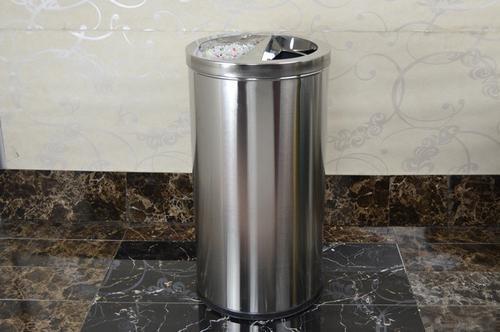 西安酒店不锈钢分类垃圾桶厂家定做客房烟灰桶 