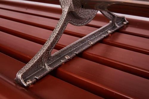 压铸铝公园椅子脚，甘肃兰州铝合金材质户外园林休闲座椅供应