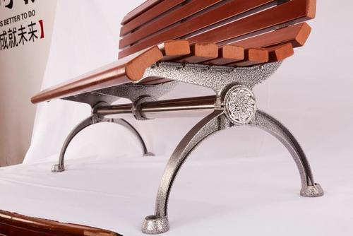 压铸铝公园椅子脚，甘肃兰州铝合金材质户外园林休闲座椅供应