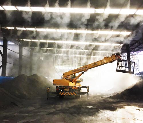 锦胜煤矿场采石场工业工地自动高压水雾除尘设备