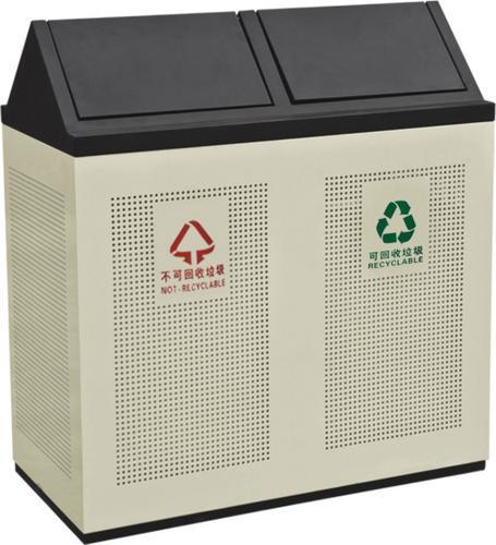 青海西宁垃圾桶厂家直销，格尔木分类塑料垃圾桶果皮箱新款批发供应