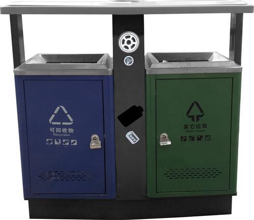 青海西宁垃圾桶厂家直销，格尔木分类塑料垃圾桶果皮箱新款批发供应