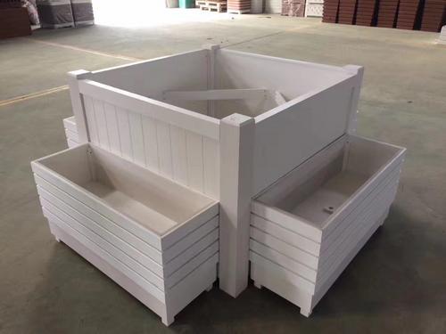 宝鸡塑木花箱厂家直供，延安木塑铝合金花箱低价批发供应 