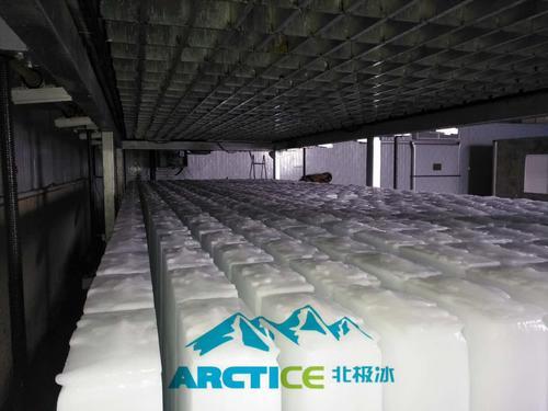 东莞北极冰50吨大型直冷制冰机 直冷冰砖机 直冷块冰机