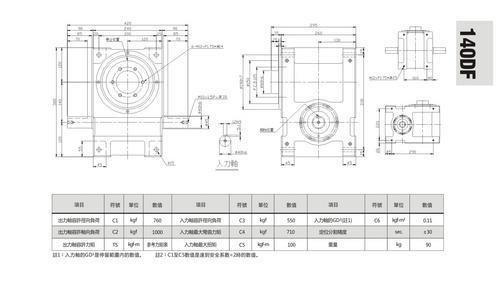 输送线专用威钢凸轮分割器RU140DF-12-270RBA