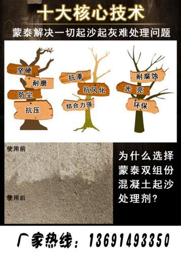 北京混凝土起沙处理剂　固化剂厂家