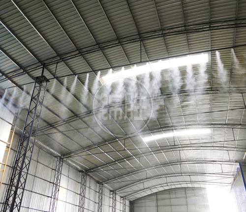 锦胜雾森LJ-S6k 砂石厂喷雾除尘公司净化率99.5%高效水喷雾除尘-降尘-除臭-造景技术装置