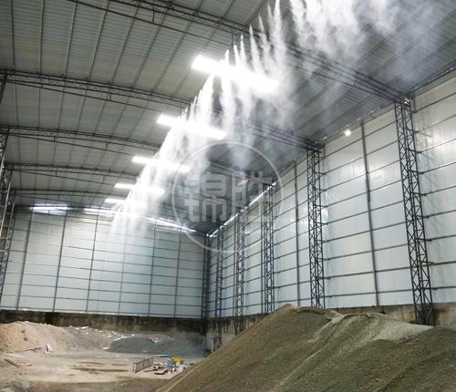 锦胜雾森LJ-S6k 砂石厂喷雾除尘公司净化率99.5%高效水喷雾除尘-降尘-除臭-造景技术装置