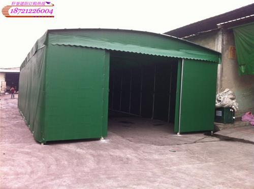 仓库厂房推拉篷 活动推拉雨篷 移动折叠篷