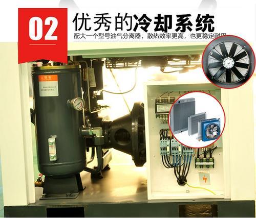 蚌埠怀远五河固镇地区鲍斯螺杆空压机家具厂专用15KW螺杆空压机