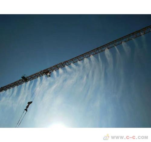 重庆塔吊自动喷淋系统塔机降尘喷雾设备