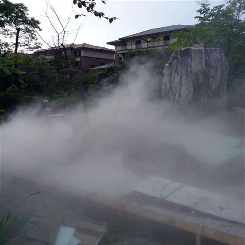 度假酒店喷雾降温冷雾设备工程