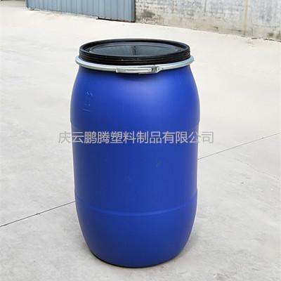 200升抱箍塑料桶200L法兰塑料桶