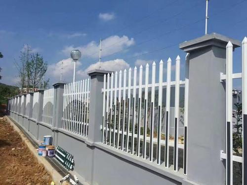 庭院别墅花园围栏pvc塑钢围墙护栏户外园林篱笆栏杆家变压器栅栏