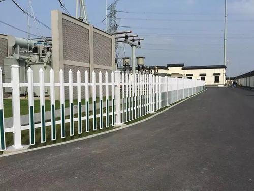 pvc变压器护栏塑钢电力围栏配电箱围墙栅栏厂房隔离栏户外栏杆