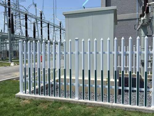 塑钢护栏围栏pvc护栏变压器电力配电柜栅栏围墙庭院幼儿园栏杆
